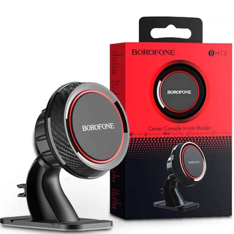 Borofone BH13 Center Console Journey Series Stick On Dashboard Magnetic Car Mount Mobile Phone Holder Borofone BH13 Center Console Journey Series Stick On Dashboard Magnetic Car Mount Mobile Phone Holder